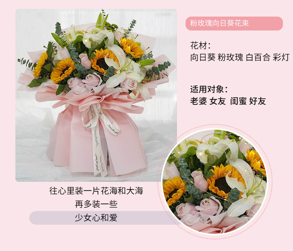 給老婆生日鮮花